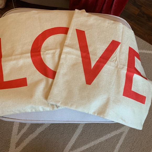 “LOVE” Accent Pillow Cases - Picture 4 of 8